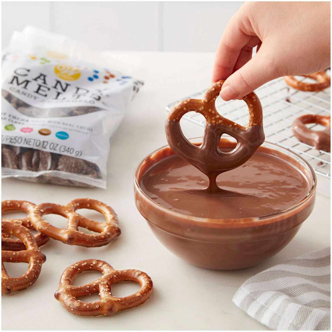 Wilton Candy Melts® - Mælkechokolade 125 g