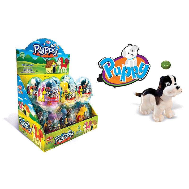 Legetøjsæg med slik, Hund