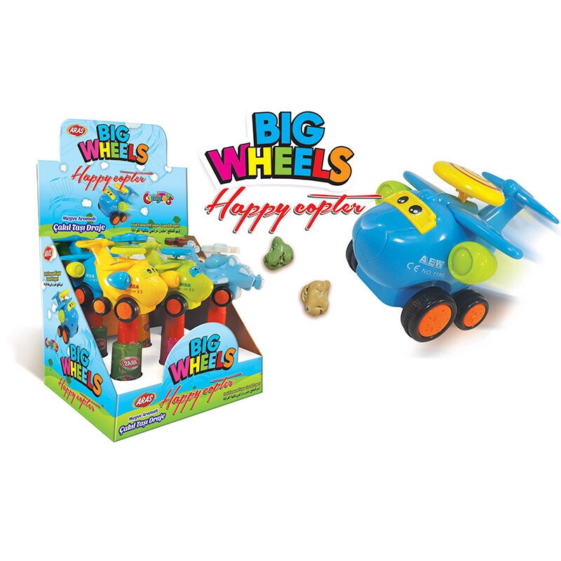 Legetøjshelikopter med slik