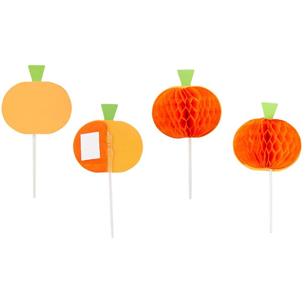 Wilton Honeycomb Pumpkin Cake Tops 12 stk.