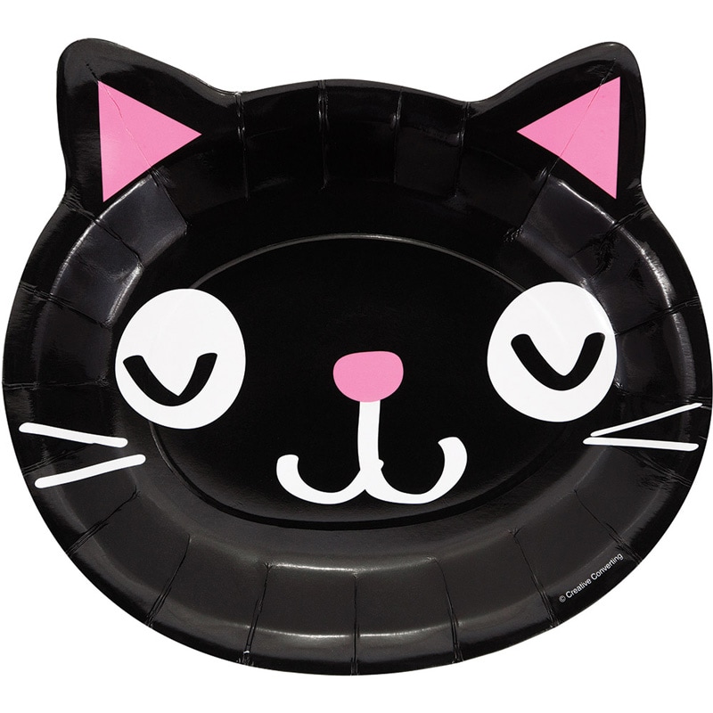 Cat Party - Formede Tallerkener 8 stk