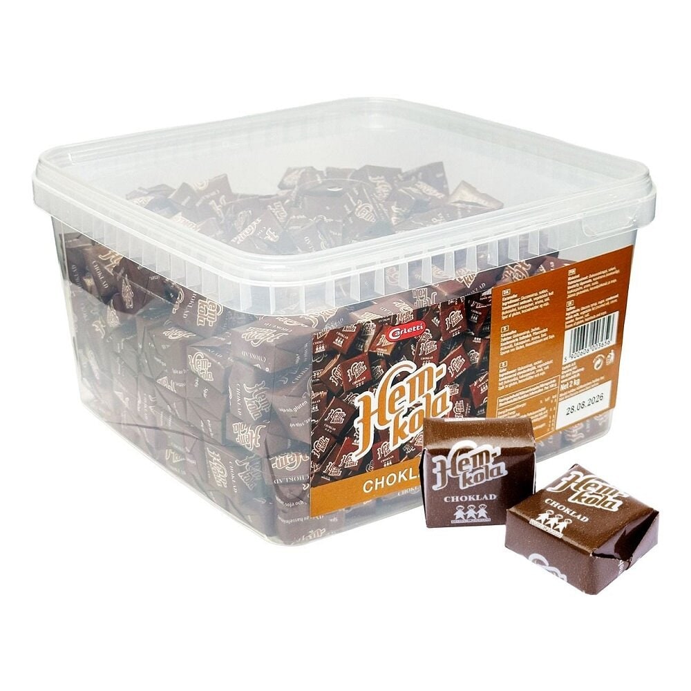 Hemkola Chokolade Storpakke 2 kg