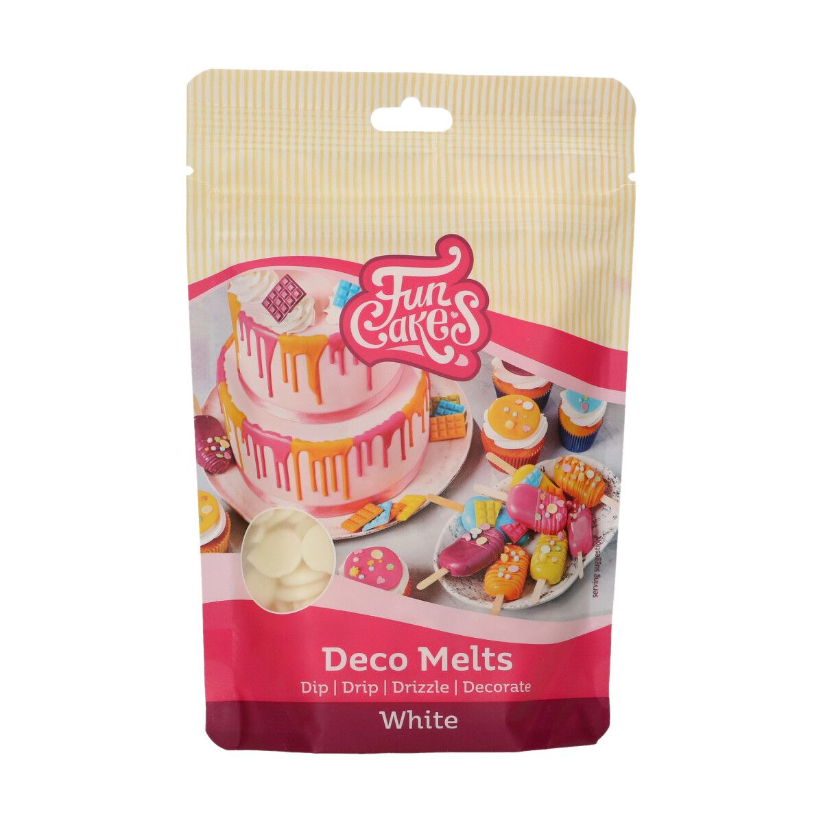 FunCakes - Deco Melts Hvid 250 gram