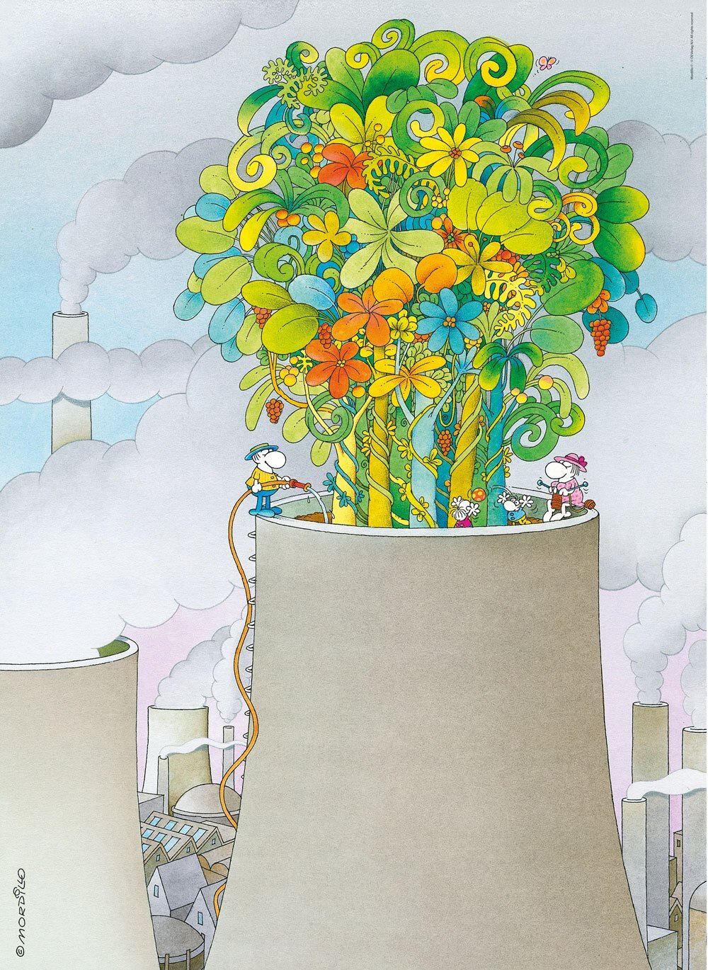 Clementoni Puslespil, Mordillo - The Cure 1000 brikker