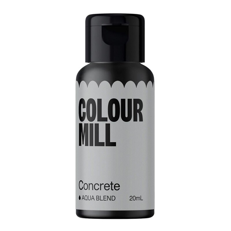 Colour Mill - Vandbaseret spiselig farve grå 20 ml