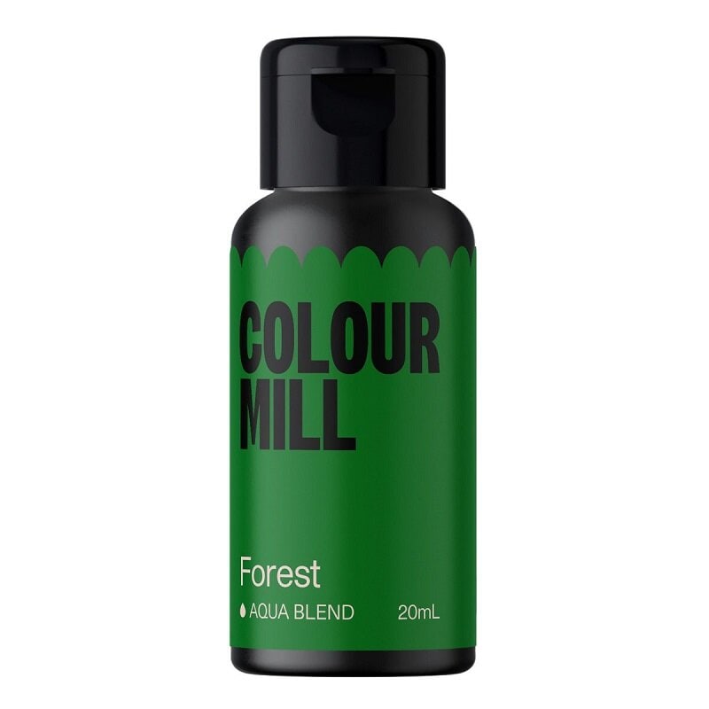 Colour Mill - Vandbaseret spiselig farve mørkegrøn 20 ml