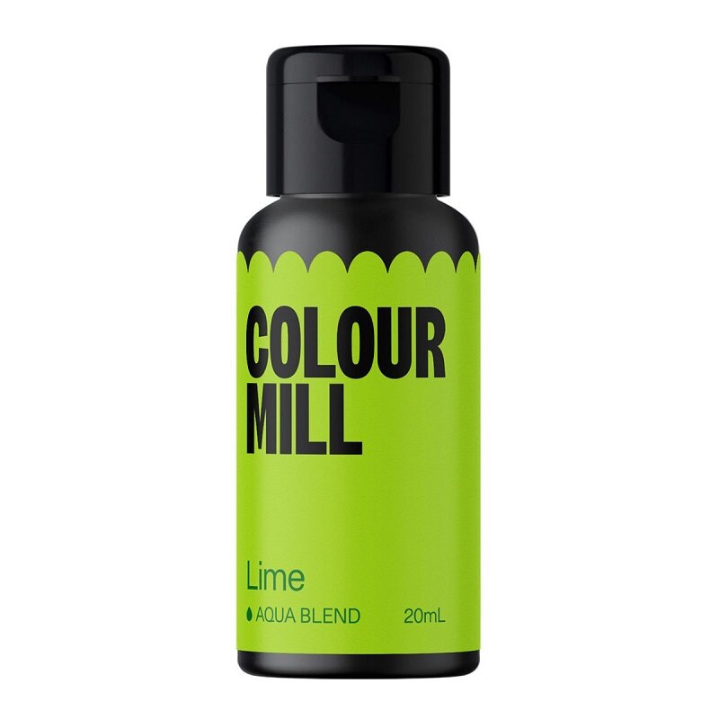 Colour Mill - Vandbaseret spiselig farve limegrøn 20 ml
