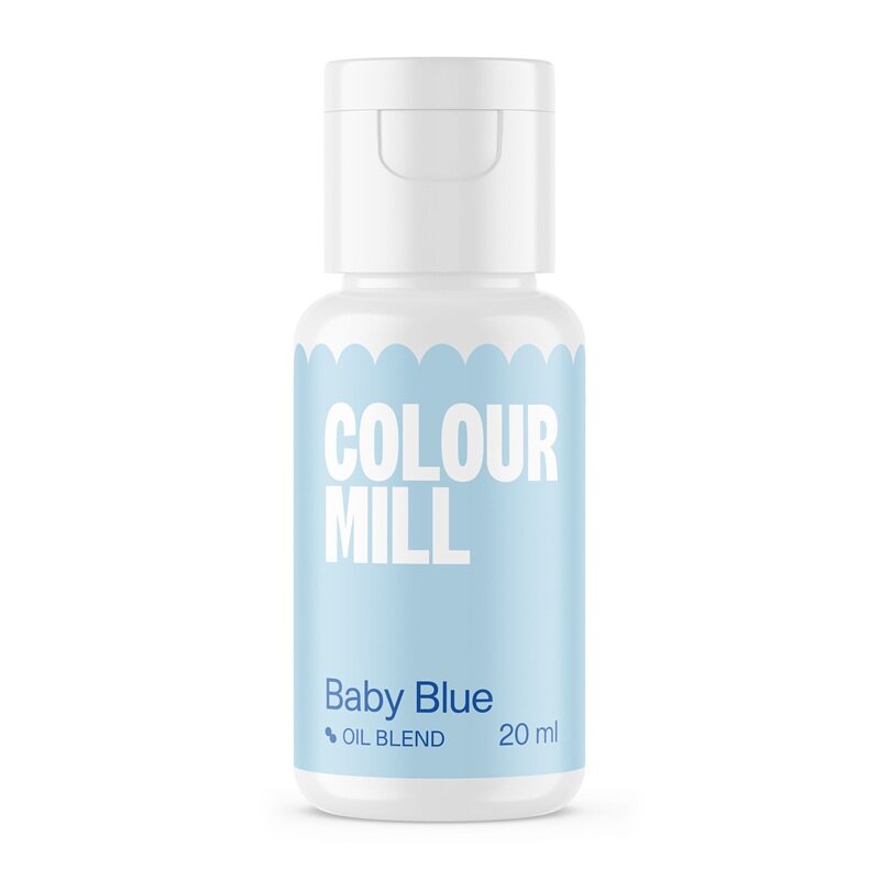 Colour Mill Oliebaseret spiselig farve babyblå 20 ml