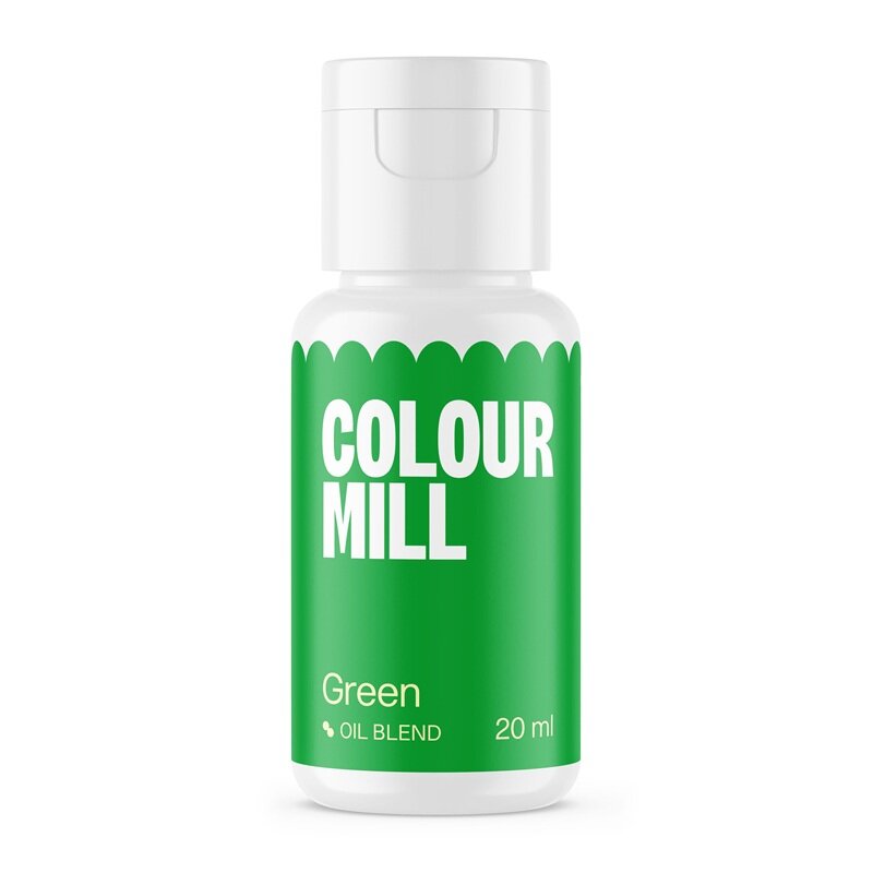 Colour Mill Oliebaseret spiselig farve grøn 20 ml