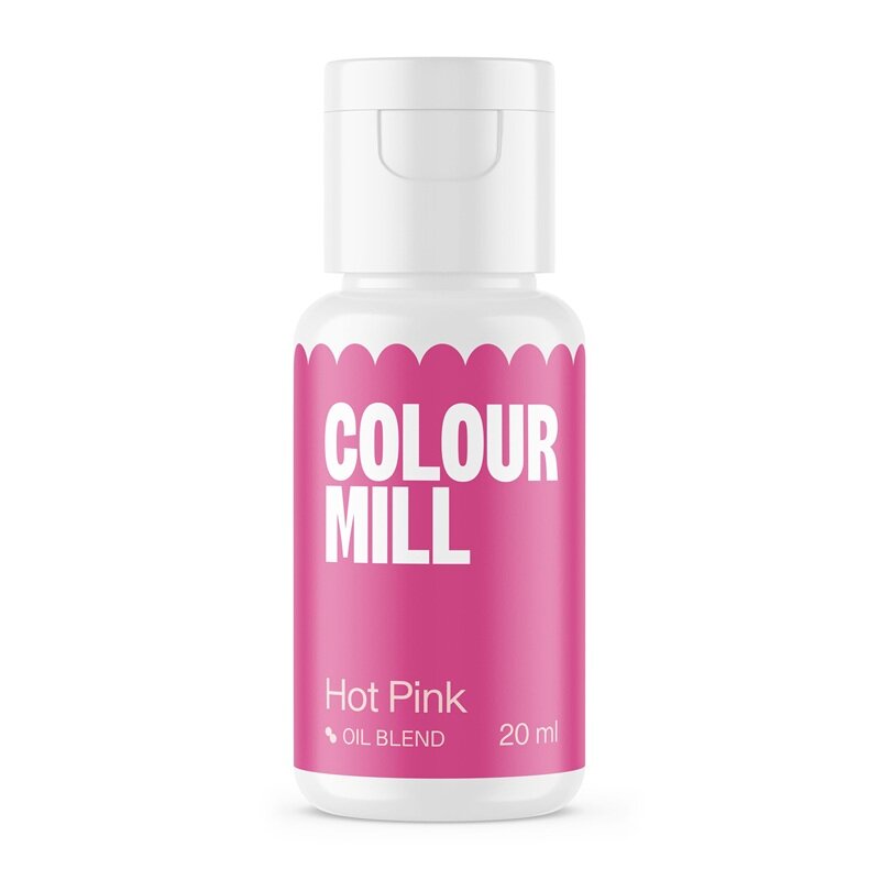 Colour Mill Oliebaseret spiselig farve hot pink 20 ml