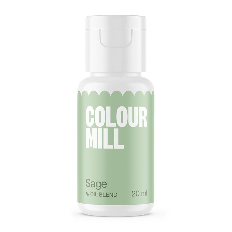 Colour Mill Oliebaseret spiselig farve salviegrøn 20 ml
