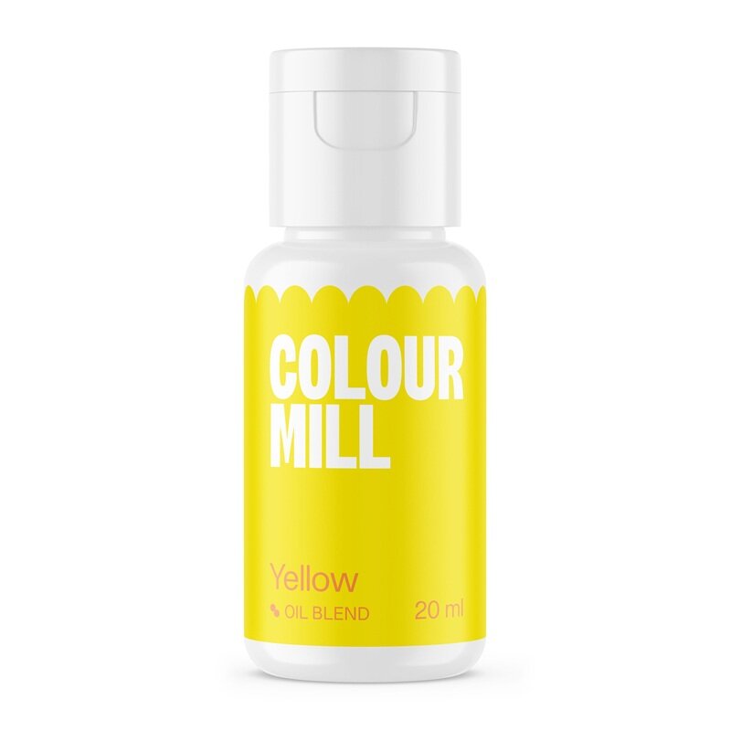 Colour Mill Oliebaseret spiselig farve gul 20 ml