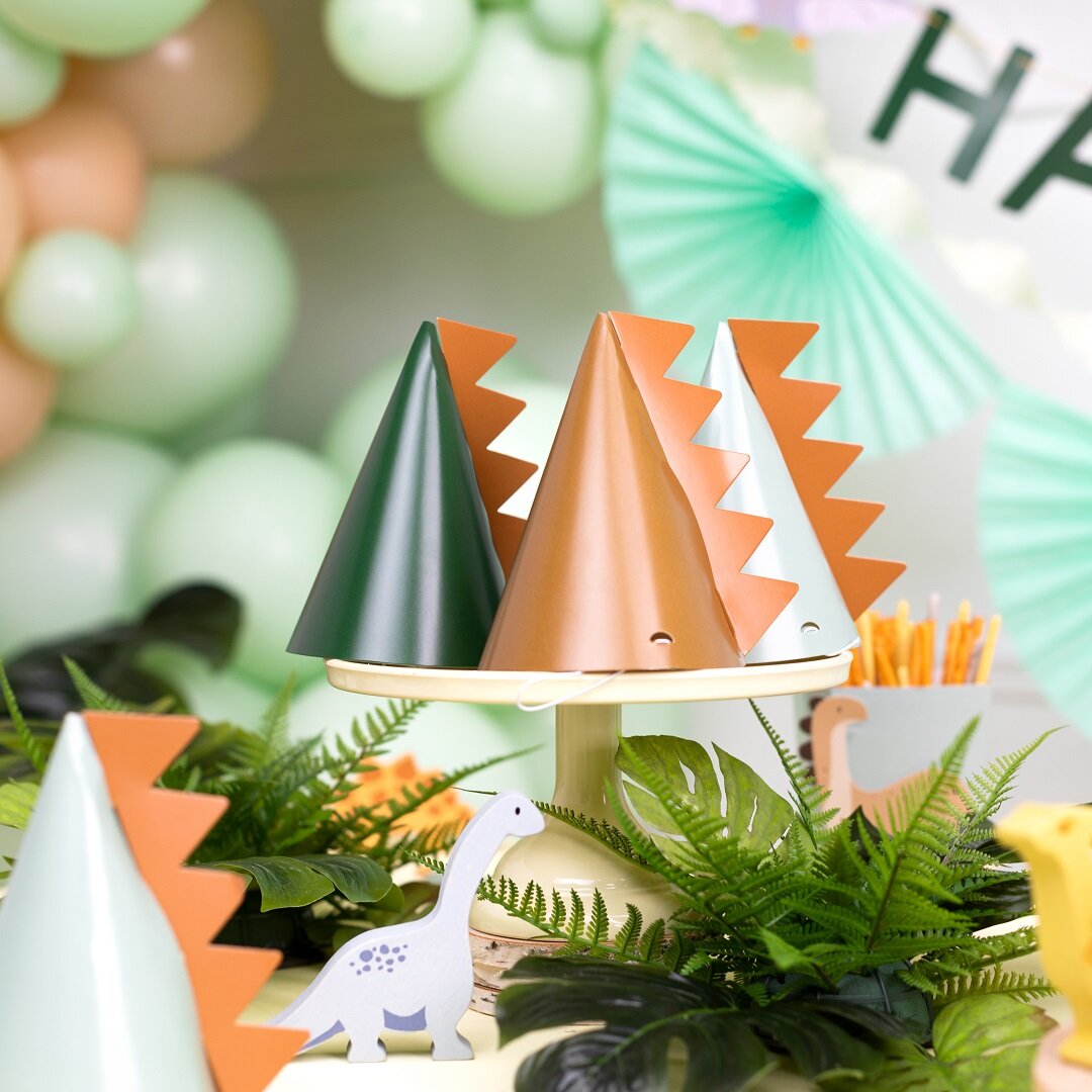 Dinosaur Festhatte 6 stk