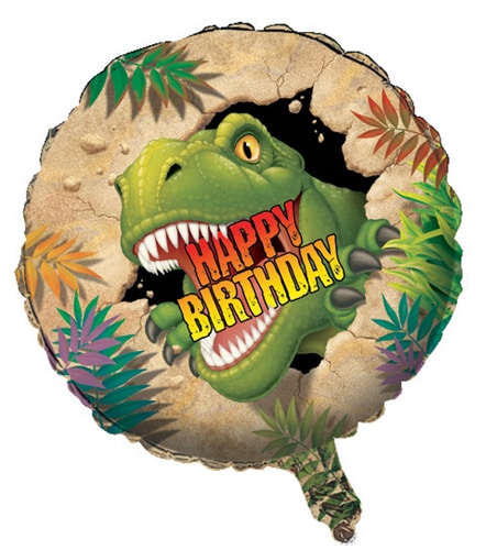 Dinosaureventyr - Folieballon 45 cm