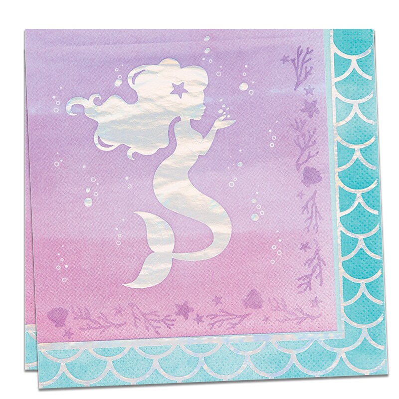 Mermaid Shine - Servietter 16 stk