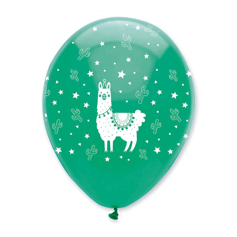 Llama Party, Balloner 6 stk.
