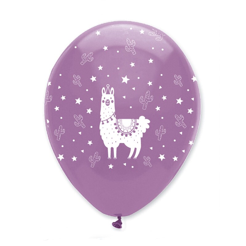 Llama Party, Balloner 6 stk.