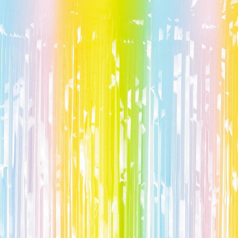 Glimmerforhæng - Pastelfarver 100 x 195 cm