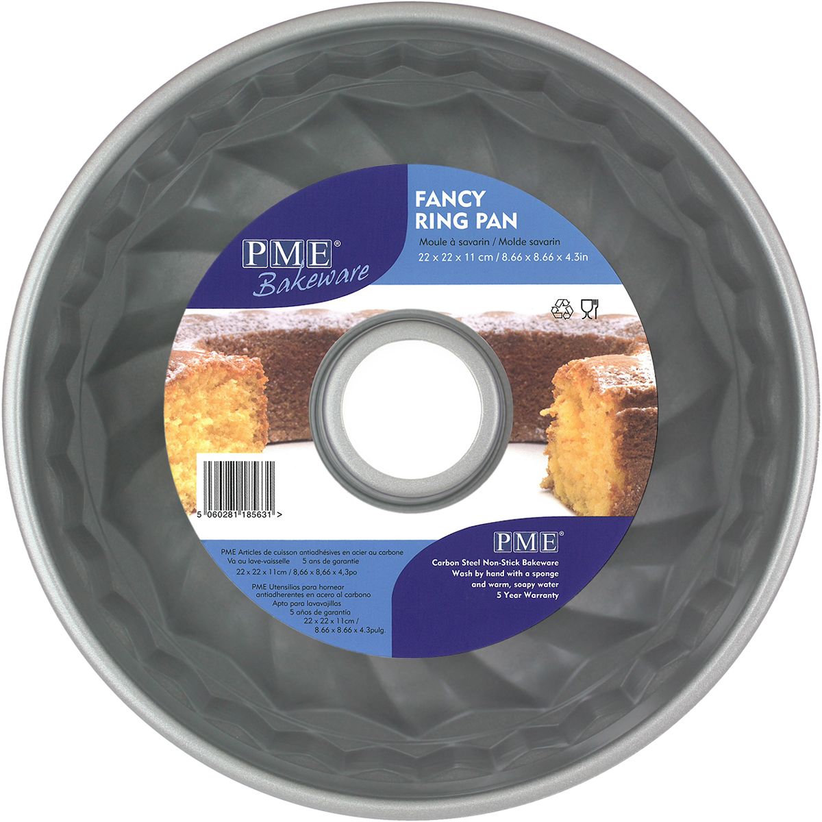 PME - Sukkerkageform 22 cm