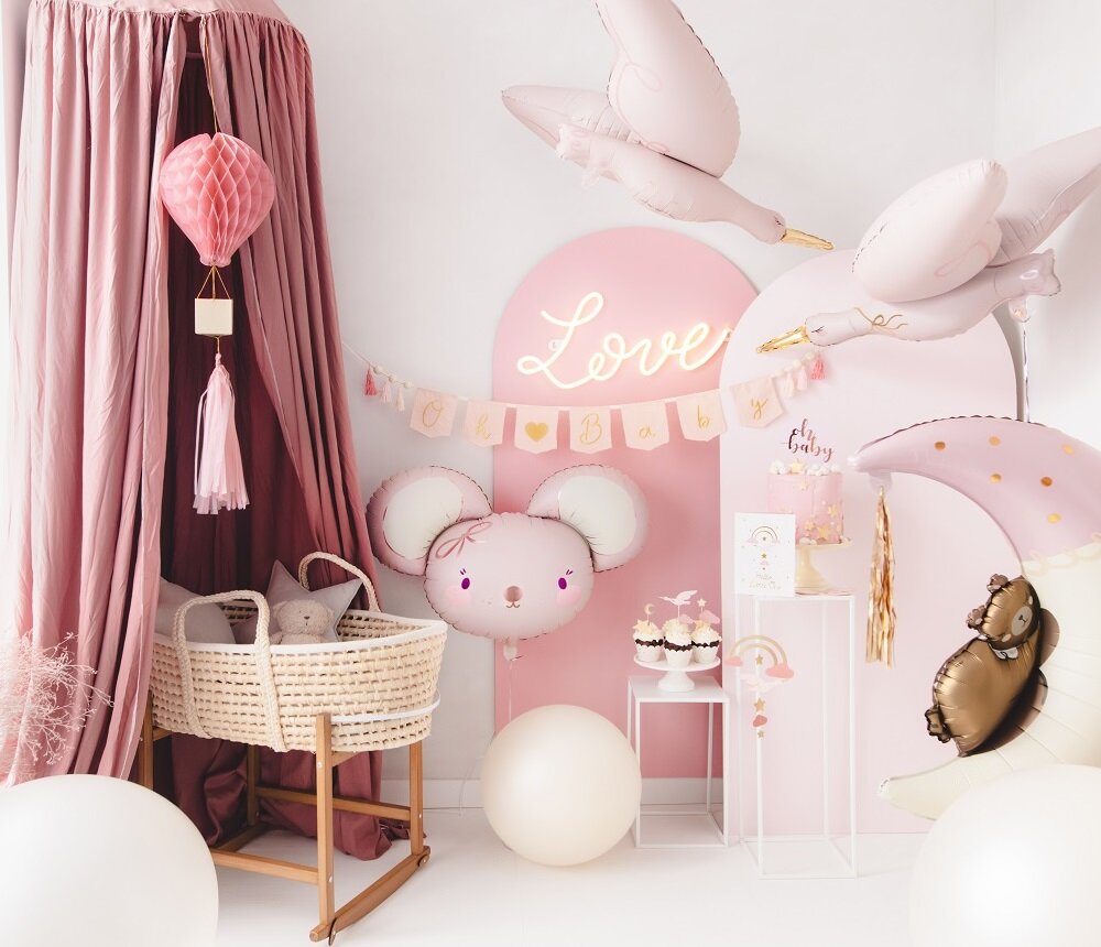 Honeycomb - Luftballon Lyserød