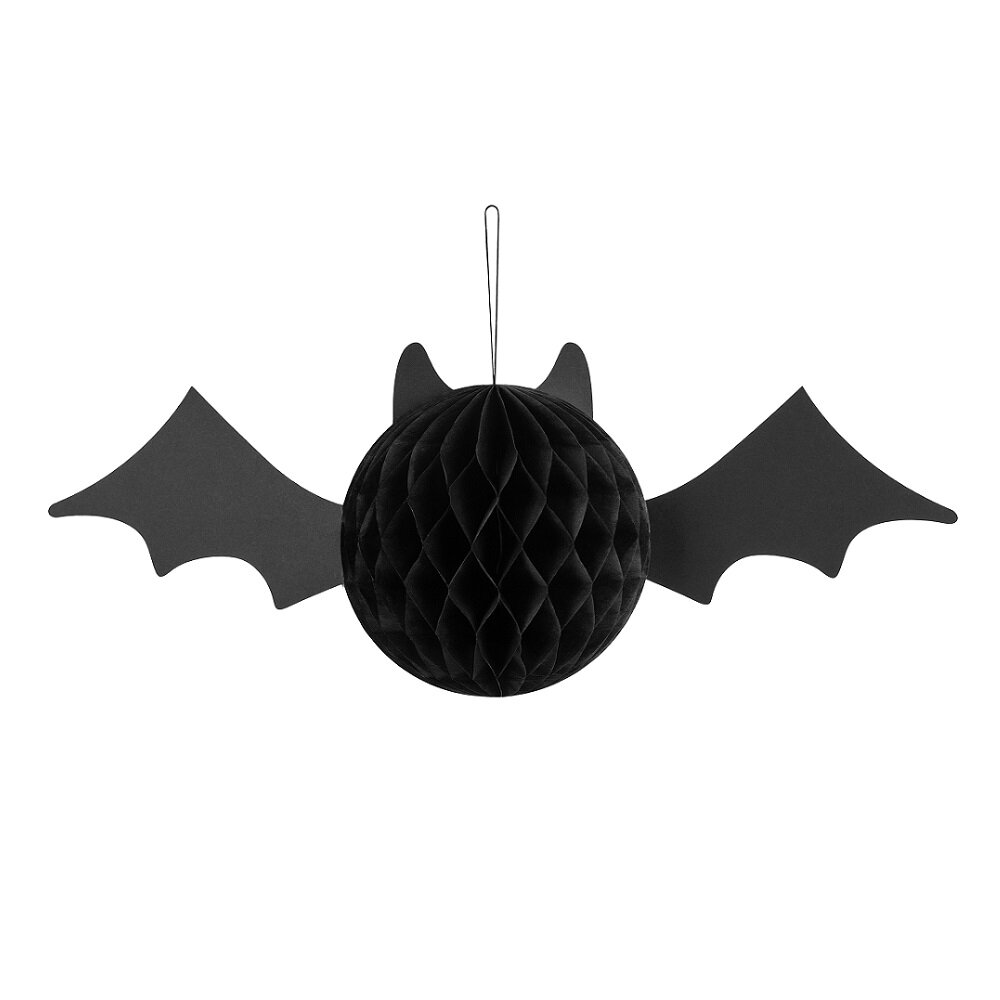 Hængende Dekoration Flagermus i Honeycomb 45 cm