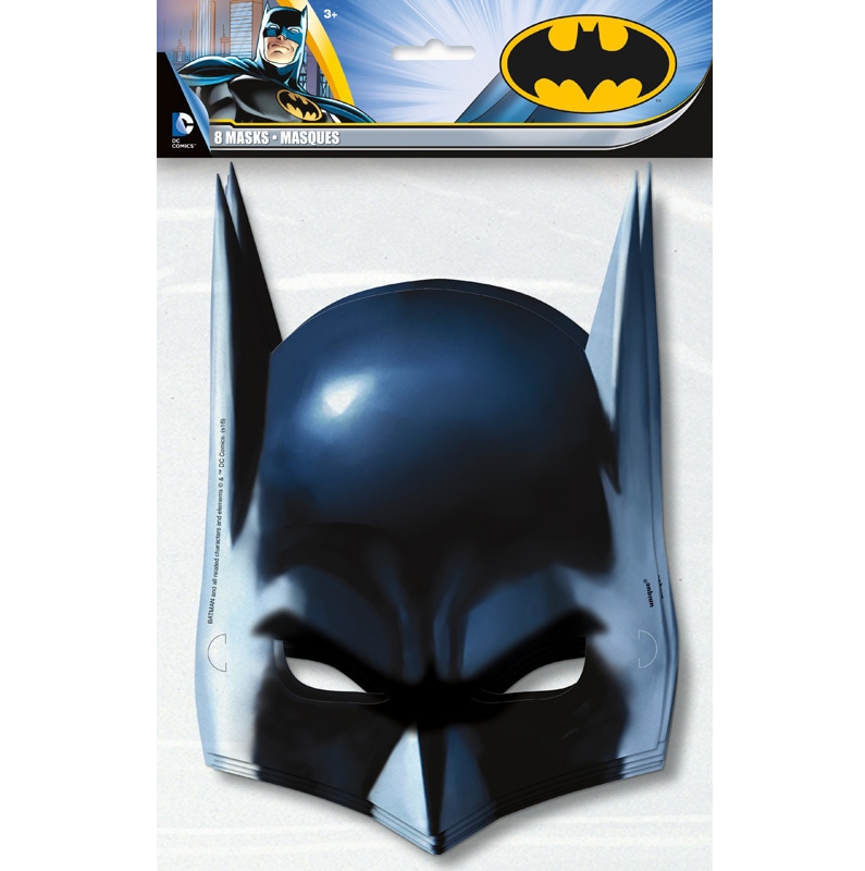 Batman - Ansigtsmasker 8 stk