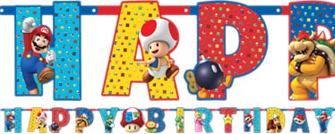 Super Mario, Guirlande Jumbo Tilføj Alder