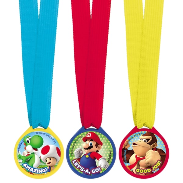 Super Mario, Medaljer 12 stk.