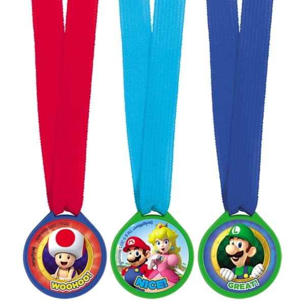 Super Mario, Medaljer 12 stk.