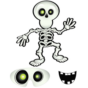 Festspil Halloween (skelet)