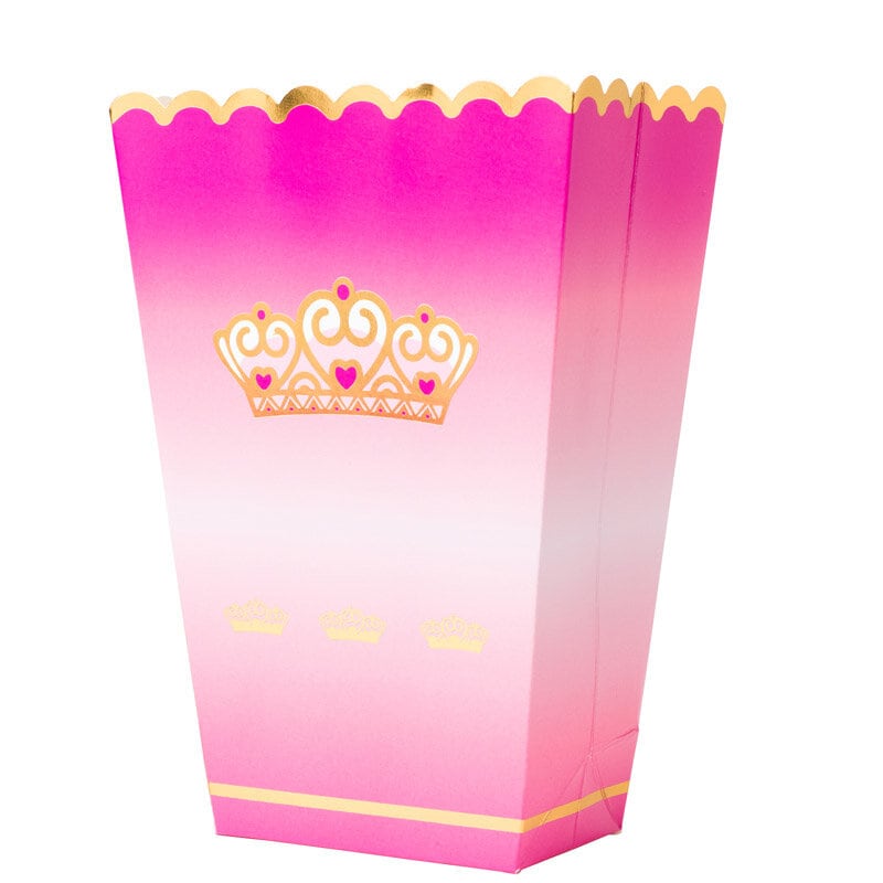 Prinsessekrone - Popcorn Bægre 8 stk