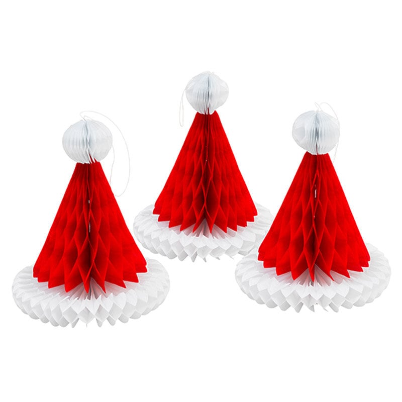 Nissehuer i Honeycomb 3 stk