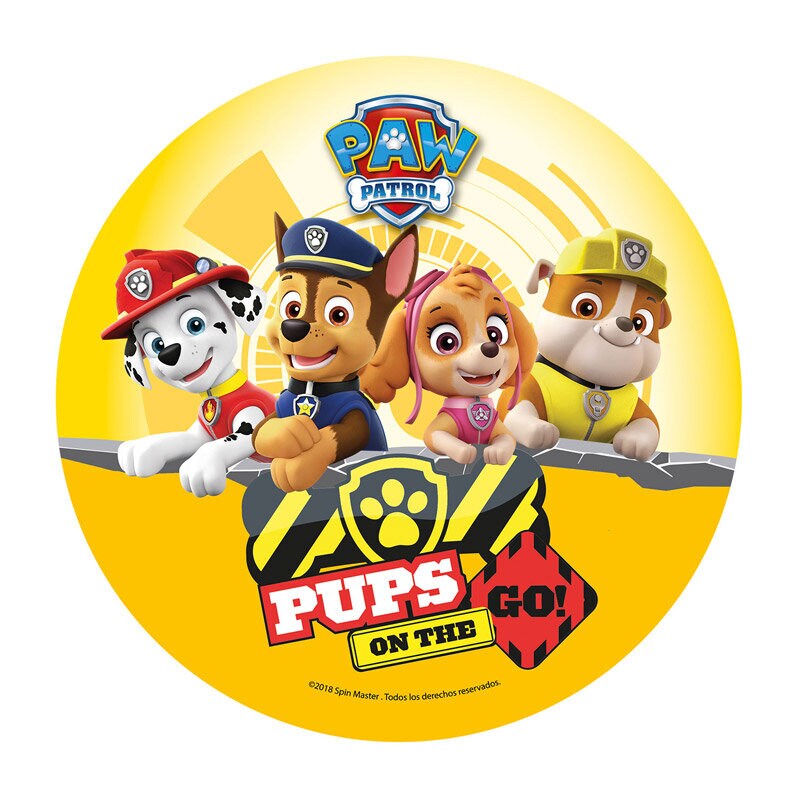 Kageprint Paw Patrol - Vaffelpapir 20 cm (A)