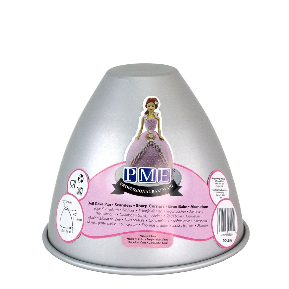 PME - Bageform Barbie kage 14 cm