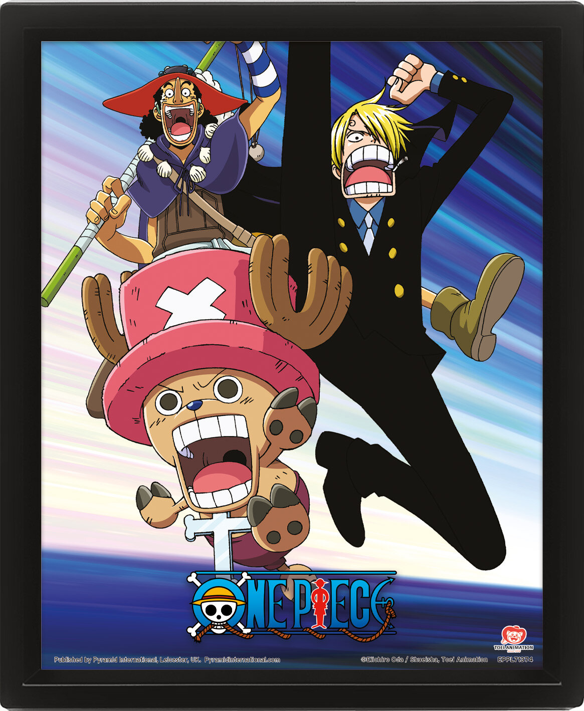One Piece - 3D Kanvas-tavle