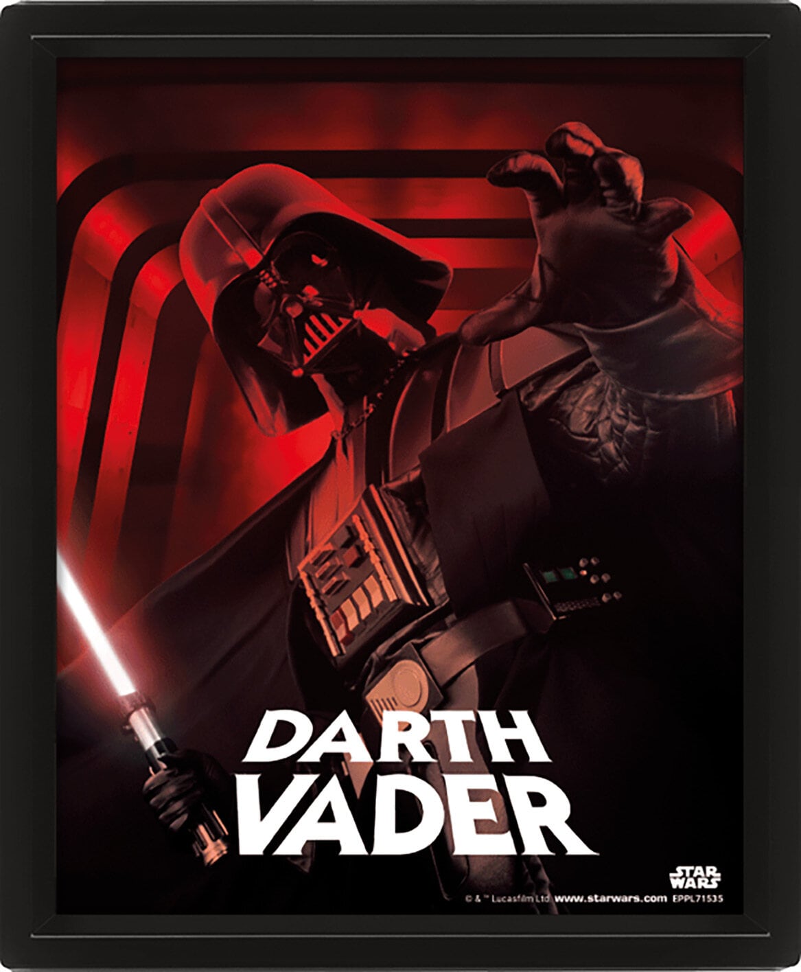 Star Wars - 3D Kanvas-tavle Darth Vader