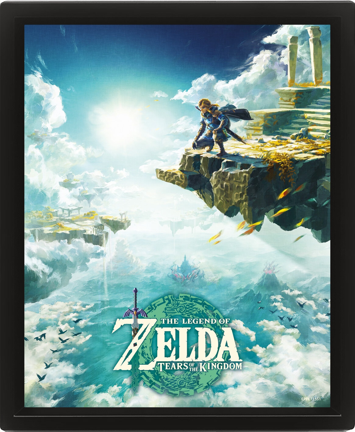 Zelda - 3D Kanvas-tavle Tears of the Kingdom