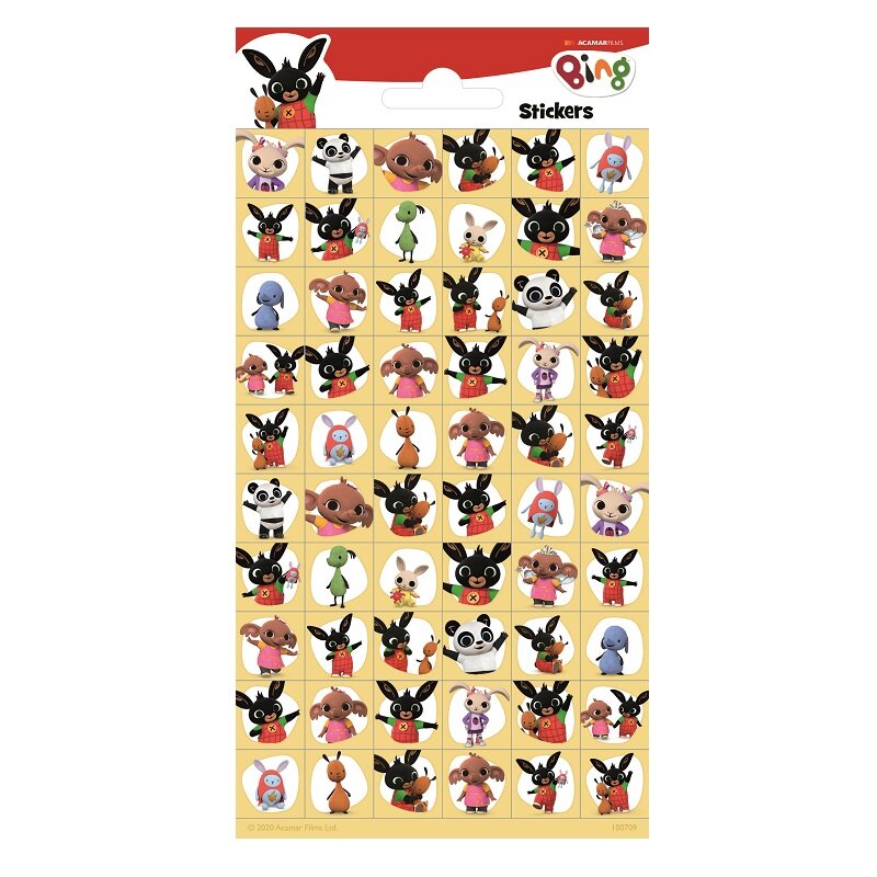 Bing - Klistermærker 60-pakke