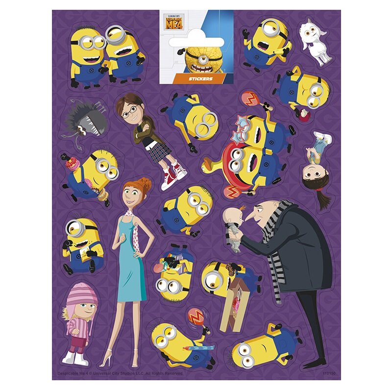 Minionerne - Klistermærker 19-pakke