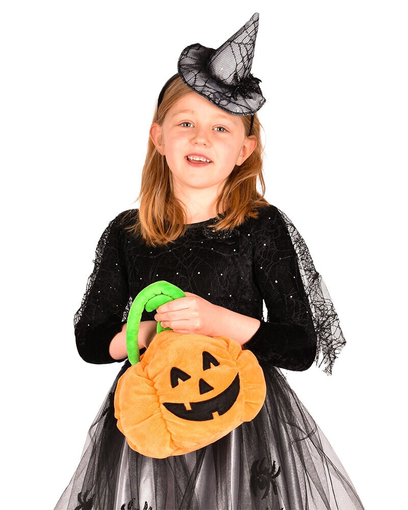 Græskartaske i fleece