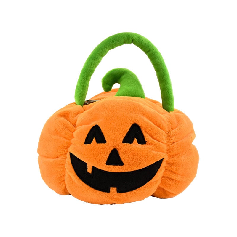 Græskartaske i fleece