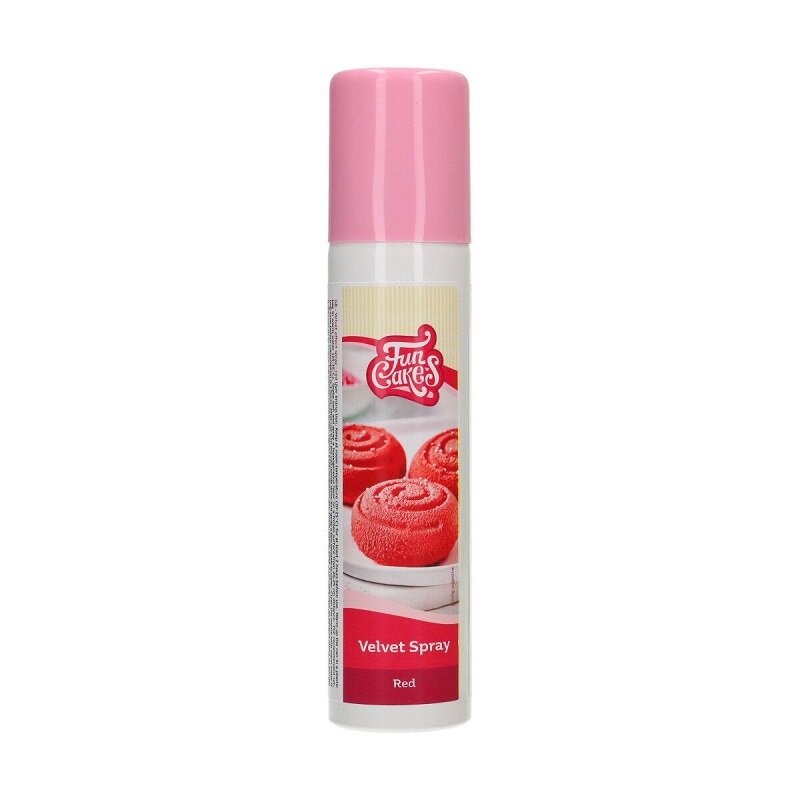 FunCakes - Spiselig Sprayfarve Rød 100 ml