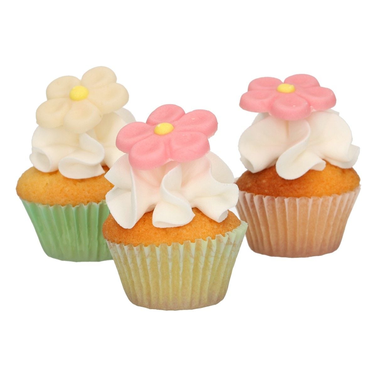 FunCakes Marcipan - Dekorationsblomster 12 stk.