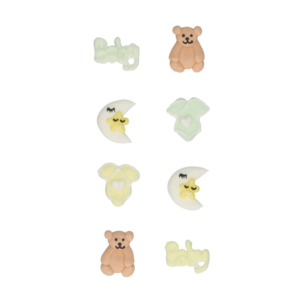 FunCakes - Sukkerdekorationer Baby 8 stk