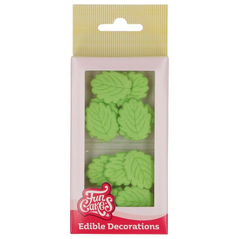 FunCakes - Sukkerdekoration blad 12 stk.