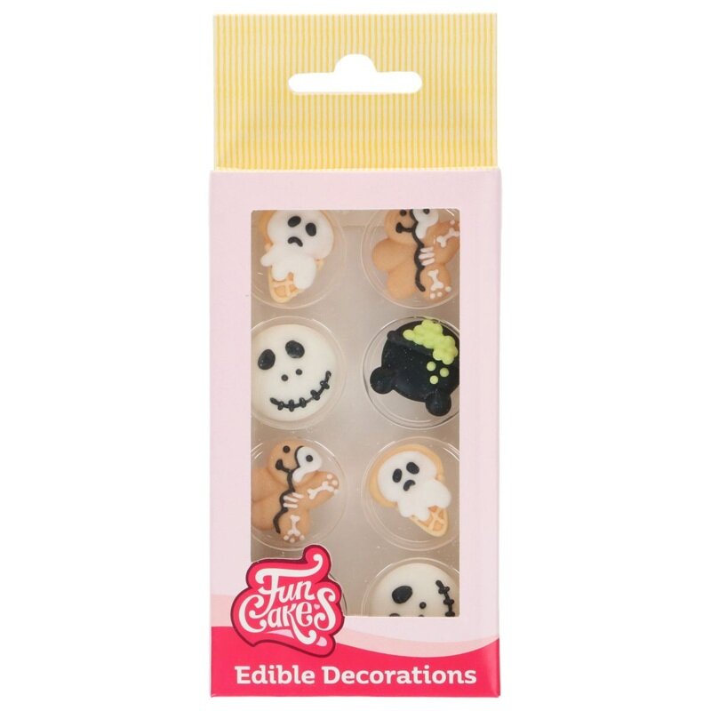 FunCakes Sukkerdekorationer Uhyggelige Lækkerier 8 stk