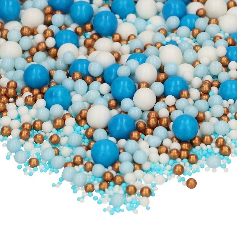 FunCakes Soft Pearls Blå Mix 80 gram