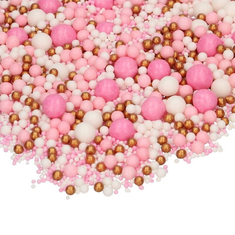 FunCakes Soft Pearls Lyserød Mix 80 gram