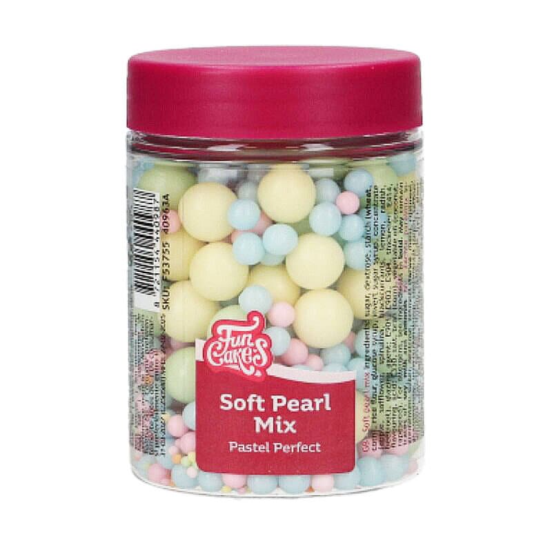 FunCakes Soft Pearls Pastel Mix 80 gram
