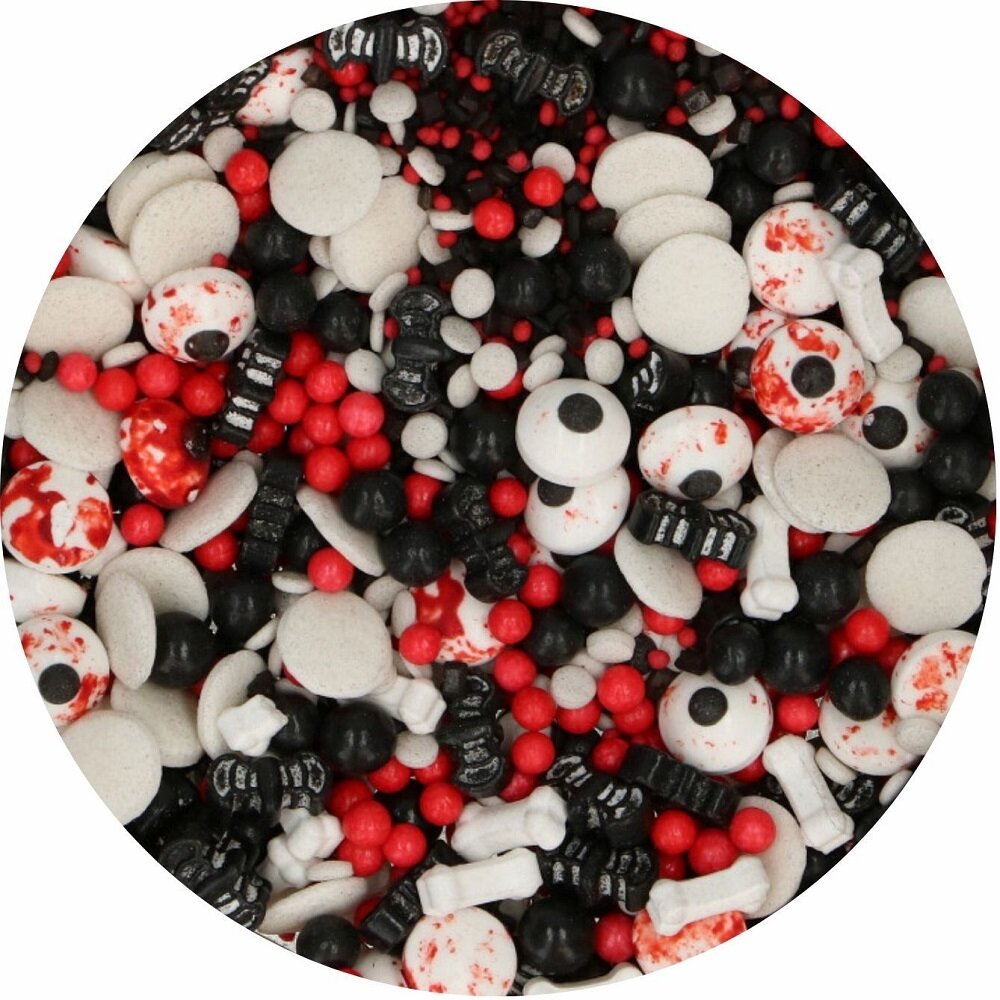 FunCakes - Halloween krymmel øjne og flagermus 70 g